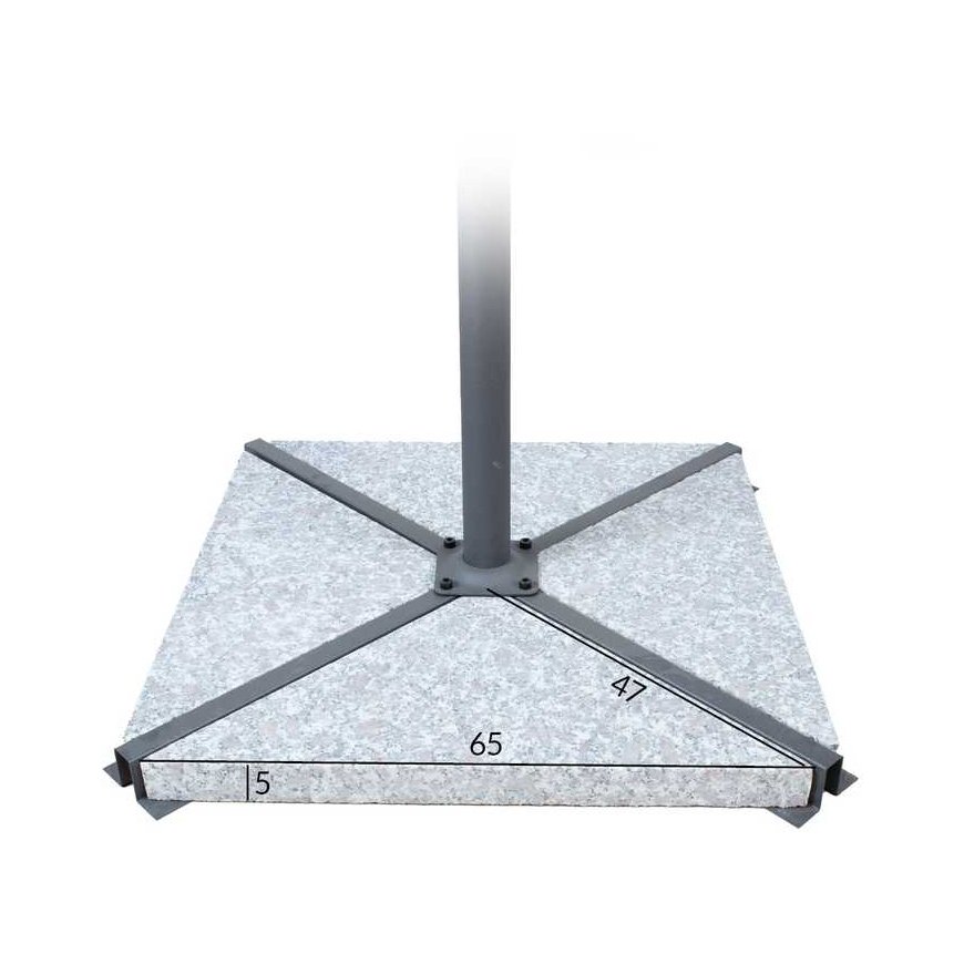 Parasol Akmenys umbrella base 4 pcs. / 56 kg, granite – 4