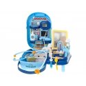 Doctor's kit icon with accessories in a 34EL suitcase. + table