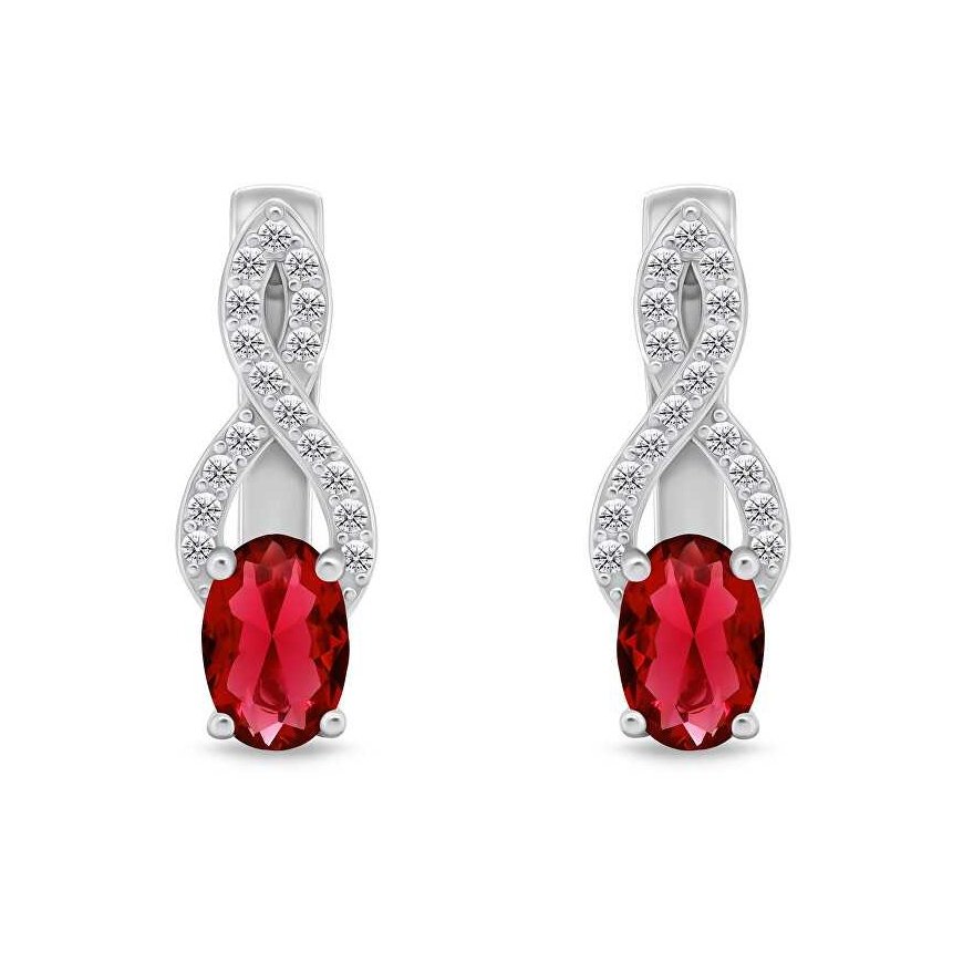 Brilio Silver Brilio Silver Charming silver earrings with zirconia EA293DPW – 2