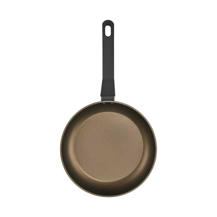 Old frying pan with Qualum Basic Stone Edition coating 20 cm AMBITION