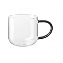 Mug Asa Selection Coppa Glass Black, 400 ml