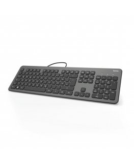 Hama KC-700 näppäimistö Office USB QWERTZ Saksa musta