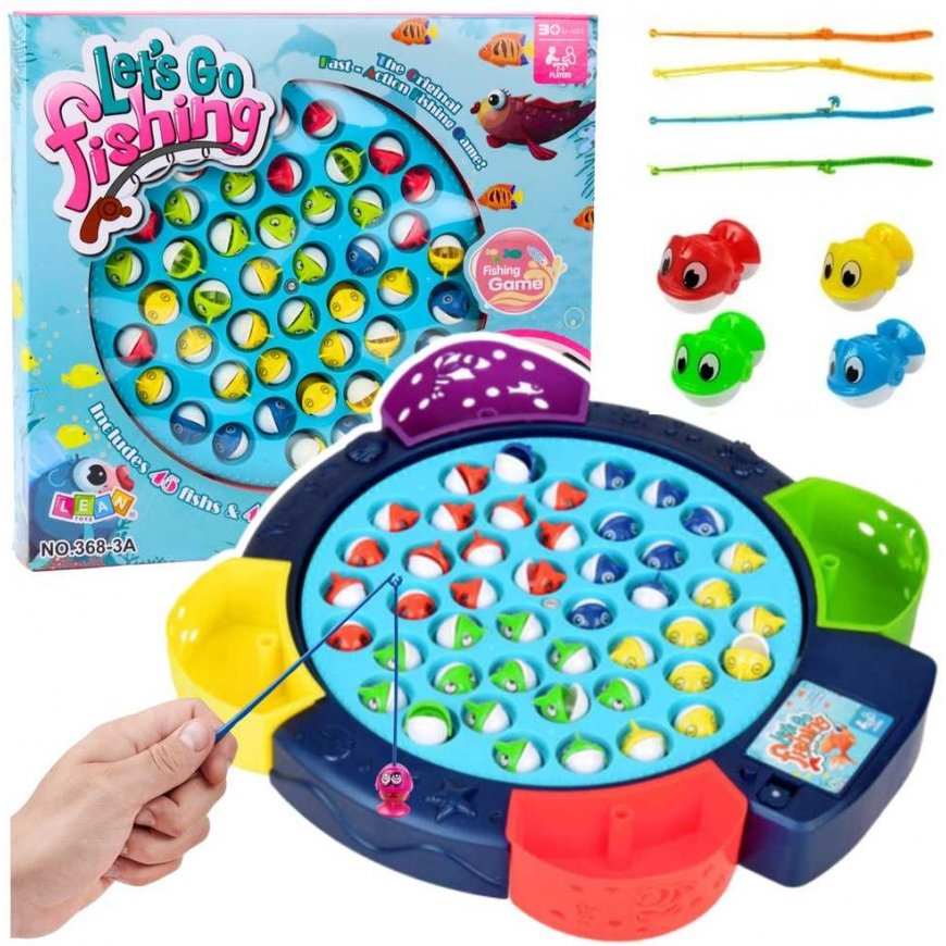 Lean Toys Игра для развития навыков рыбалки 33x5x30.5 см
