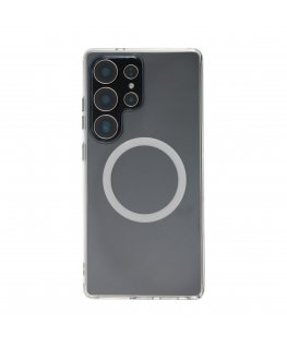 FoneKit Premium чехол, совместимый с MagSafe, для Samsung Galaxy S25 Ultra, прозрачный