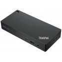 Lenovo ThinkPad Universal Thunderbolt 4 Smart Dock Vadu Melns