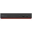 Lenovo ThinkPad Universal Thunderbolt 4 Smart Dock Vadu Melns