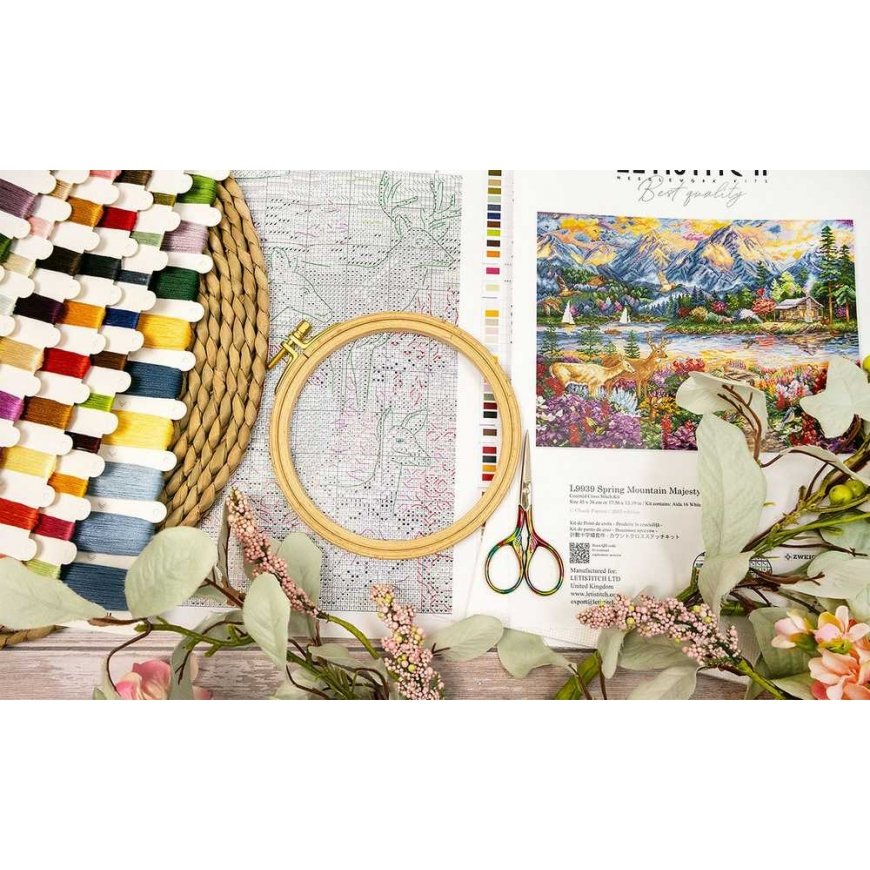 Letistitch Krustdūriena izšūšanas komplekts "Pavasara