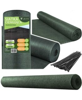 Lean Protective netting made of polyethylene 1.5x10 m, green, 140 g/m²