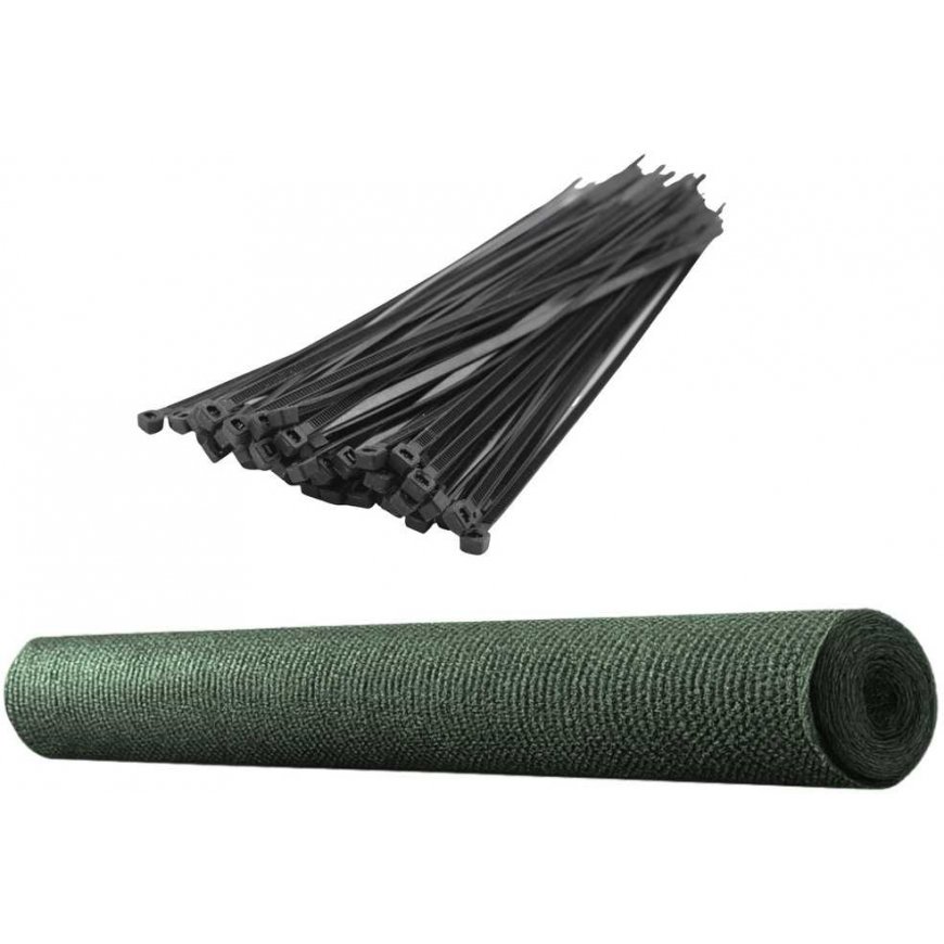 Lean Suojaverkko polyeteenistä 1,5x10 m, vihreä, 140 g/m² – 3