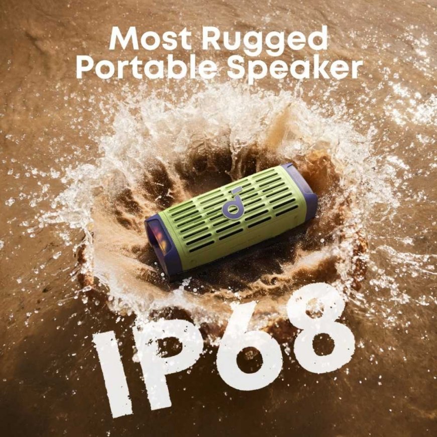 Anker Soundcore skaļrunis | Boom 3i | 50 W | Ūdensizturīgs | Bluetooth | Zaļš | Pārnēsājams | Bezvadu savienojums – 5