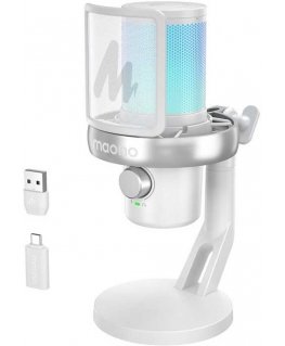 Maono „Vision DM40 Pro“ mikrofons balts