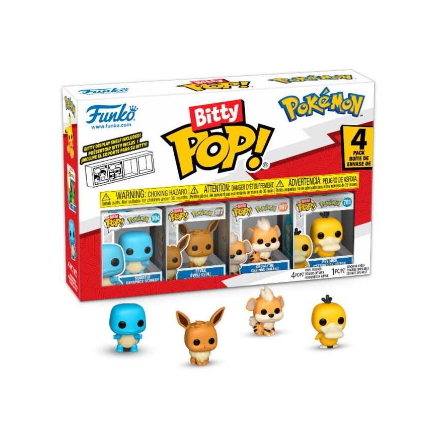 Funko Blister 4 figuuri Bitty POP Pokemon Squirtle – 2