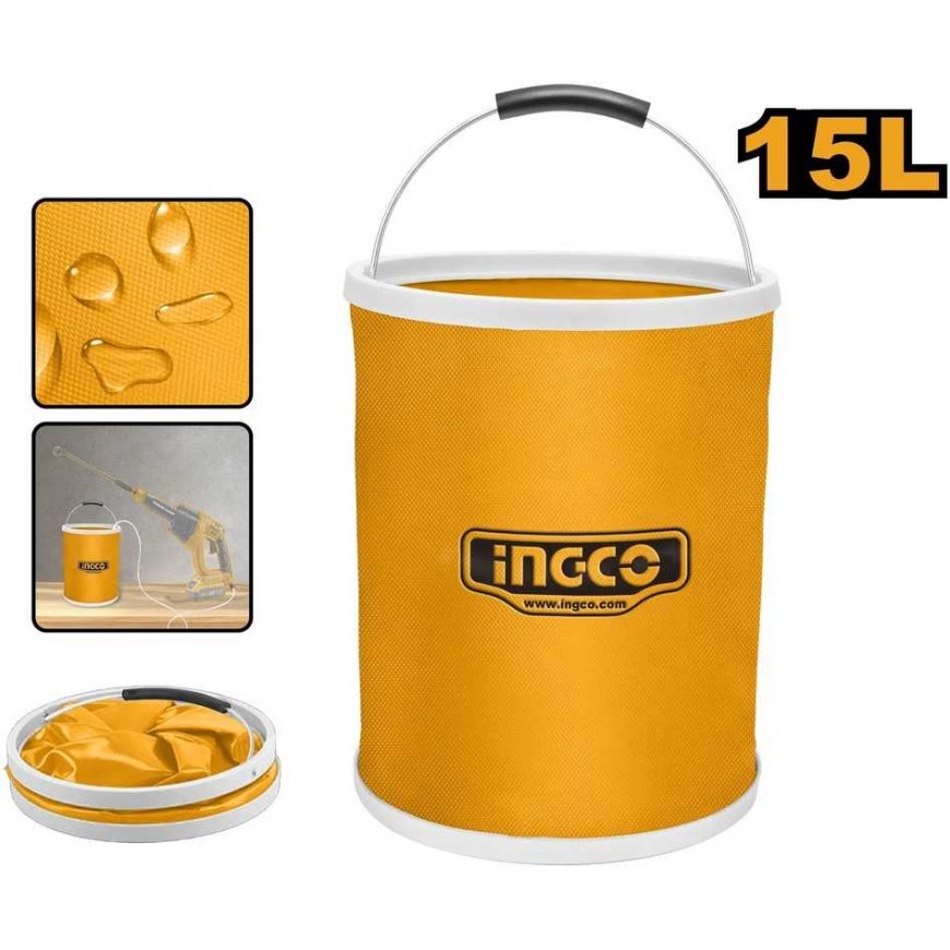 Ingco taitettava jäteastia 15l – 2