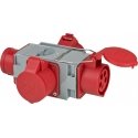Brennenstuhl 1081640 maitinimo kištukų adapteris Pilka, Raudona Brennenstuhl 1081640 maitinimo kištukų adapteris Pilka, Raudona