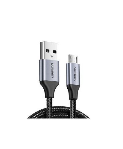 UGREEN micro USB Cable QC 3.0 2.4A 1.5m (Black) – 2
