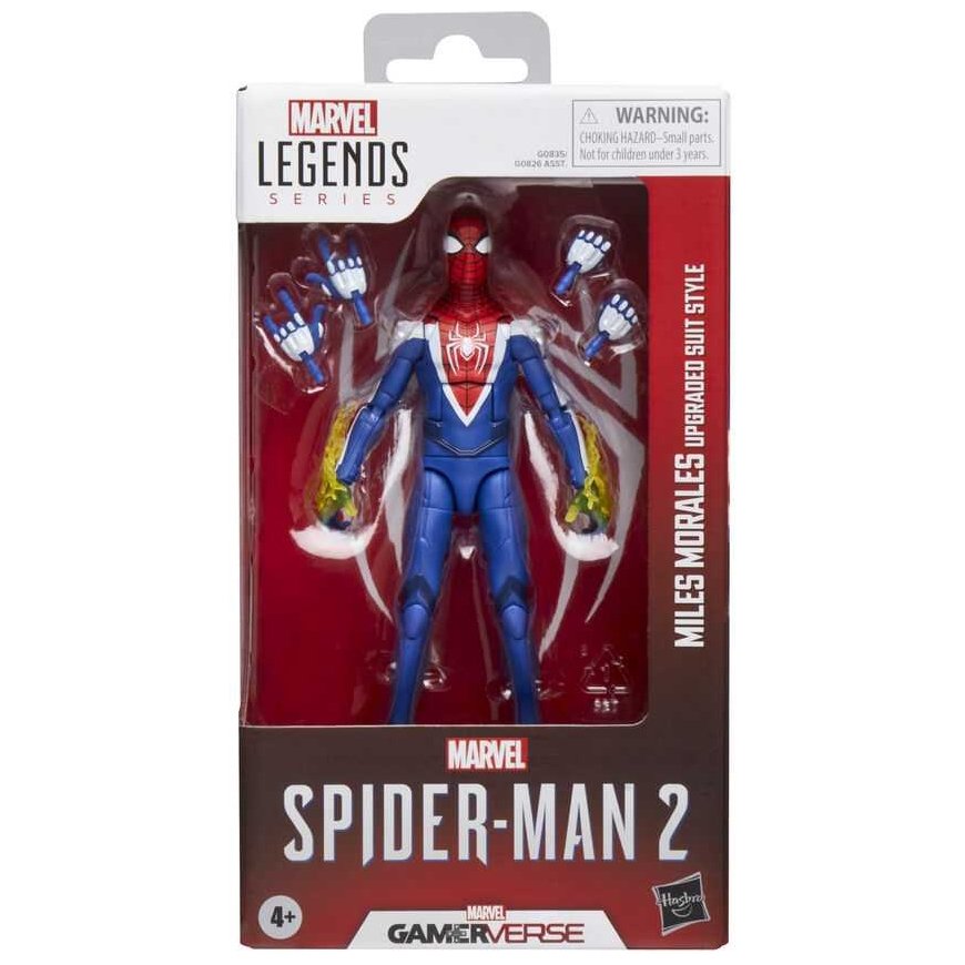 Hasbro Marvel Legends Spider-Man 2 Miles Morales atnaujinta kostiumo figūrėlė 15 cm