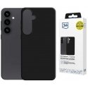 Dėklas 3MK Hardy MagSilicone skirtas Samsung Galaxy S25 juodos spalvos