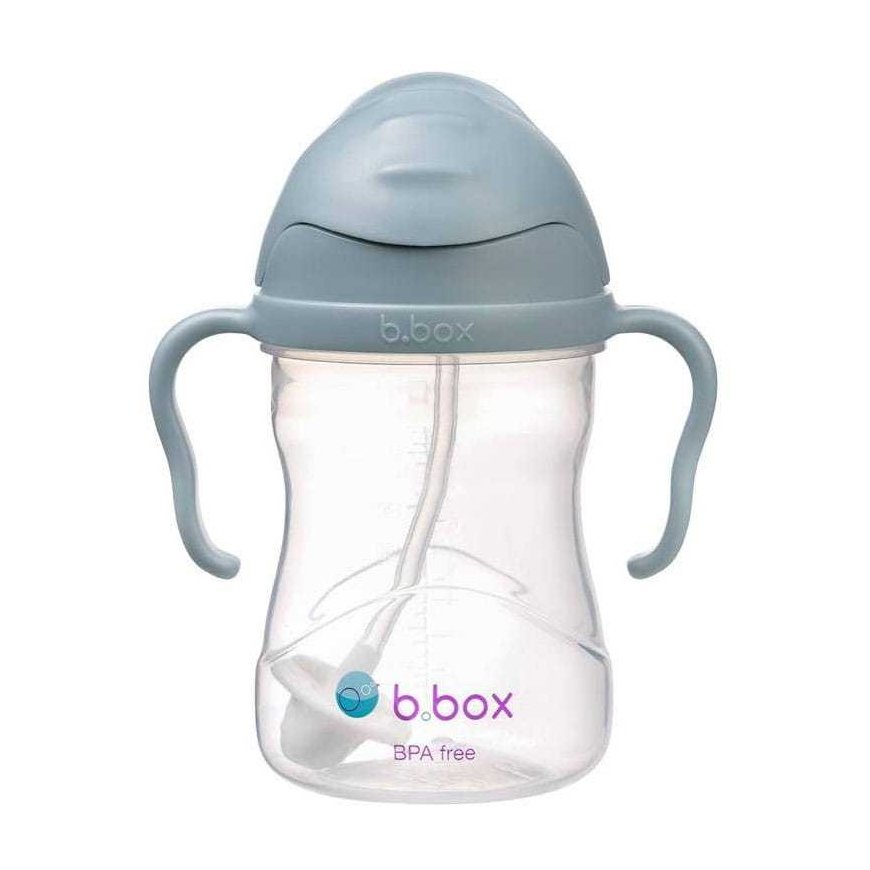 b.box - water bottle with straw and weight 240 ml | Blue
