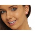 Jwl Luxury Pearls Gēlētie izliektie auskari ar kristāliem JL0722 Jwl Luxury Pearls Gēlētie izliektie auskari ar kristāliem JL0722