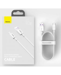 Baseus CATYS-02 USB кабель 1 m USB C USB A Белый