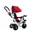 Lean Toys Lean Cars Triratukas su stogeliu PRO300 - Raudonas Lean Toys Lean Cars Triratukas su stogeliu PRO300 - Raudonas