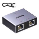 Ugreen Network Splitter Screened RJ45 - 2xRJ45 (8P8C) Gigabit, gray Ugreen Network Splitter Screened RJ45 - 2xRJ45 (8P8C) Gigabit, gray