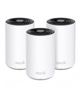 TP-Link Deco XE75 Trijų dažnio juostų (2,4 GHz / 5 GHz / 6 GHz) Wi-Fi 6E (802.11ax) Balta 3 Vidinis