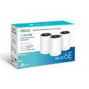 TP-Link Deco XE75 Трехдиапазонный (2,4 ГГц / 5 ГГц / 6 ГГц) Wi-Fi 6E (802.11ax) Белый 3 Внутренний TP-Link Deco XE75 Трехдиапазонный (2,4 ГГц / 5 ГГц / 6 ГГц) Wi-Fi 6E (802.11ax) Белый 3 Внутренний