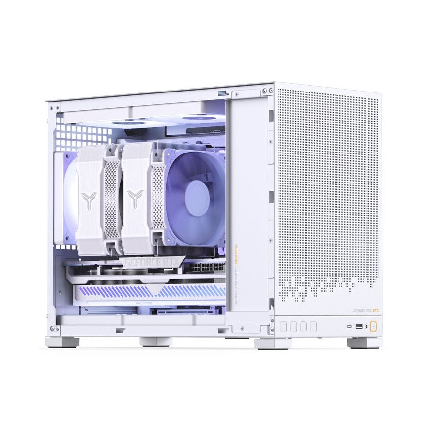Jonsbo D32 STD Valkoinen PC-kotelo, Mini, mATX, Lasi – 2
