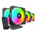 Mars Gaming MFSI4KIT система охлаждения компьютера Корпус компьютера Вентилятор 12 cm Черный Mars Gaming MFSI4KIT система охлаждения компьютера Корпус компьютера Вентилятор 12 cm Черный