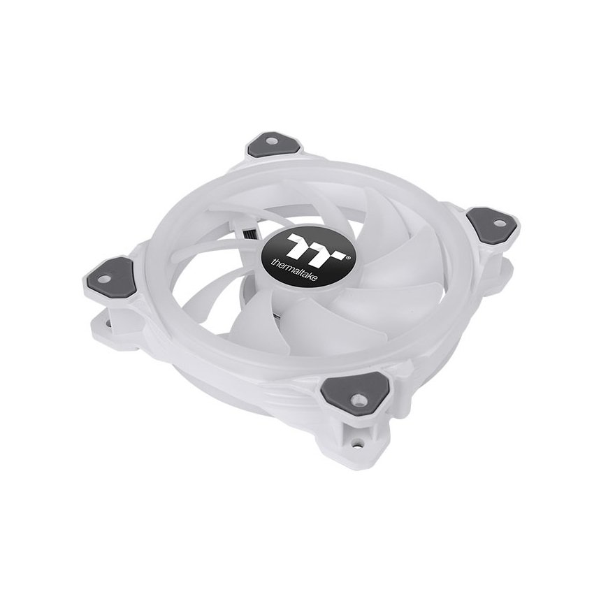 Thermaltake Riing Trio 12 RGB Radiator Fan White TT Premium Edition Универсальная Вентилятор 12 cm Б – 2