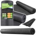 Lean Darkening net for fence, 1.5 x 25 m, gray, 70 g/m² Lean Darkening net for fence, 1.5 x 25 m, gray, 70 g/m²