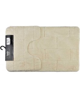 Bathlab ZAC kylpyhuonesarjan matot, 2 kpl, 50x37/50x80 cm, kerma väri