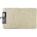 Bathlab ZAC kylpyhuonesarjan matot, 2 kpl, 50x37/50x80 cm, kerma väri Bathlab ZAC kylpyhuonesarjan matot, 2 kpl, 50x37/50x80 cm, kerma väri
