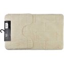 Bathlab ZAC kylpyhuonesarjan matot, 2 kpl, 50x37/50x80 cm, kerma väri Bathlab ZAC kylpyhuonesarjan matot, 2 kpl, 50x37/50x80 cm, kerma väri