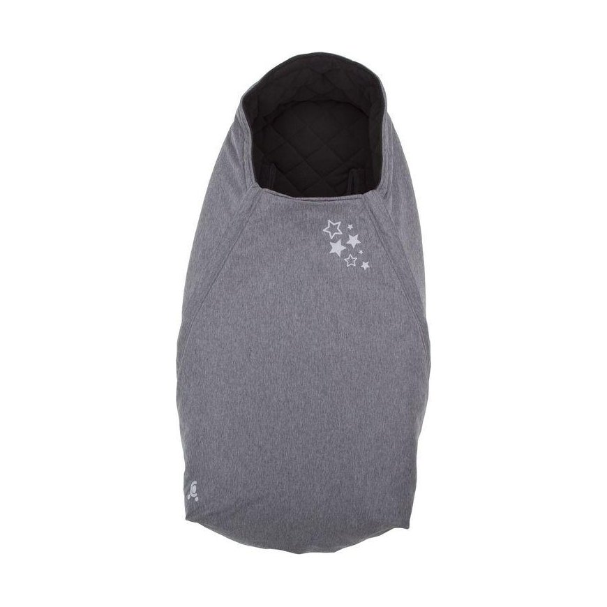 CuddleCo Comfi-Extreme waterproof sleeping bag - gray melange / stars