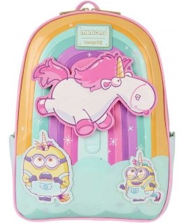 Loungefly Minionų Pūkuotas Vienaragis kuprinė 30cm