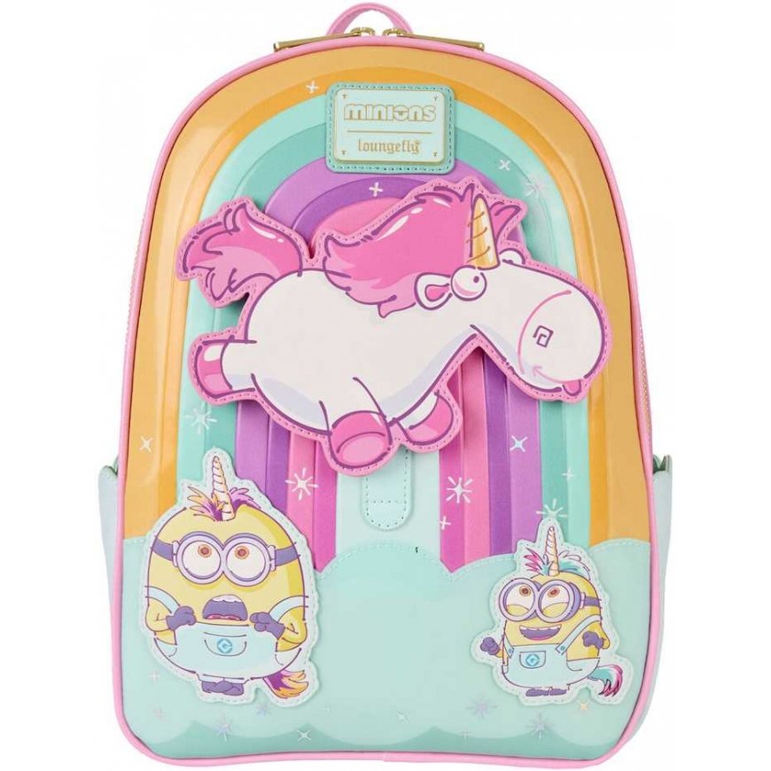 Loungefly Minions Fluffy Unicorn backpack 30cm