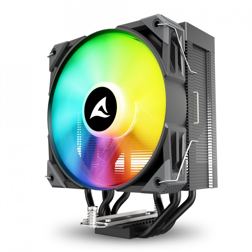 Sharkoon A40 RGB Protsessor Õhujahuti 12 cm Must 1 tk – 3