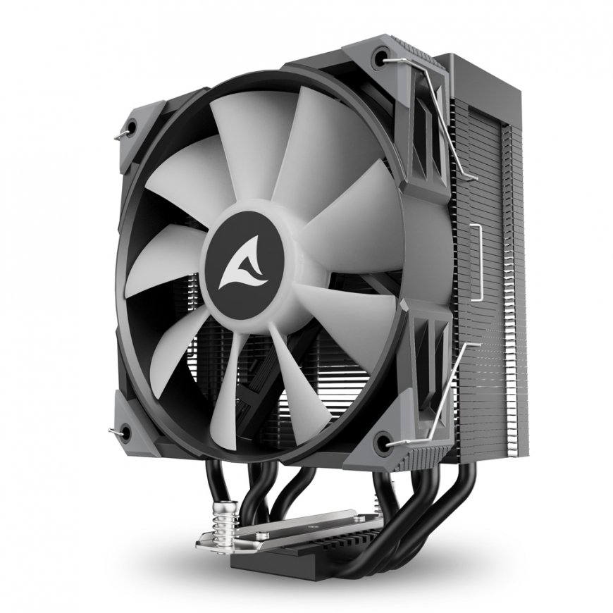 Sharkoon A40 RGB Protsessor Õhujahuti 12 cm Must 1 tk – 4