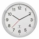 TFA-Dostmann 60.3545.02 Seinä- ja pöytäkello Analoginen kello Pyöreä Alumiini, Valkoinen