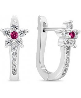 Brilio Silver Brilio Sidabrinis Beautiful silver earrings with zirconia EA1005WR