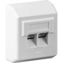 PremiumCord PREMIUMCORD Socket 2xRJ45 for plaster, UTP Cat5e PremiumCord PREMIUMCORD Socket 2xRJ45 for plaster, UTP Cat5e