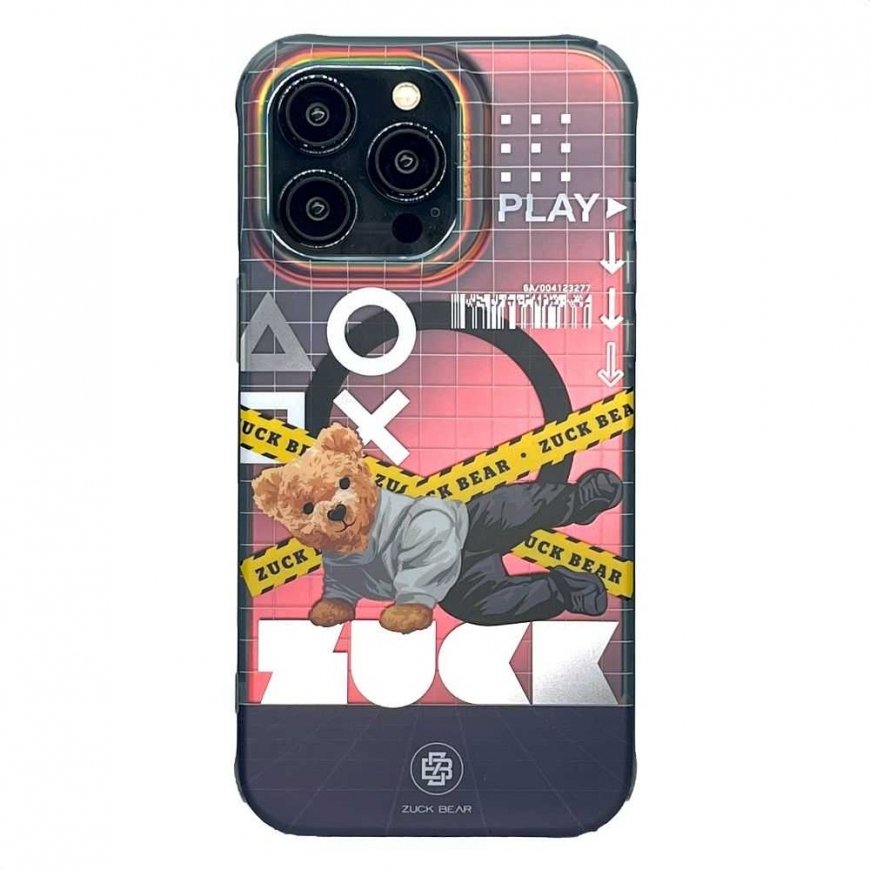 ZuckBear ZUCK BEAR case NEW YORK NEVER SLEEPS MAG compatible with MagSafe, designed for IPHONE 15 Pro Max queens spark