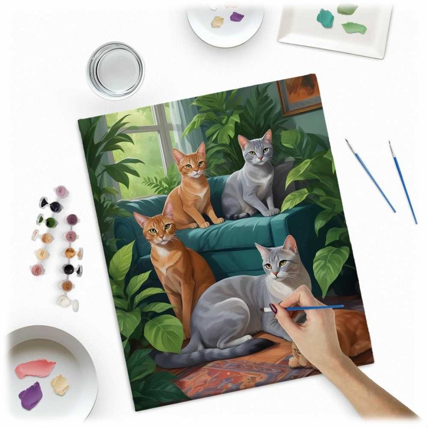 Painting by numbers canvas 40x50 cm Massido Cats – 2