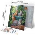Glezna pēc skaitļiem 40x50 cm Massido Kaķi Glezna pēc skaitļiem 40x50 cm Massido Kaķi