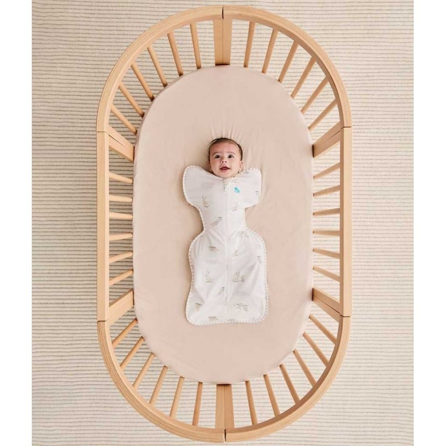 Love To Dream Swaddle UP - size S - cream, bunny STAGE 1 - 1 TOG Original – 2
