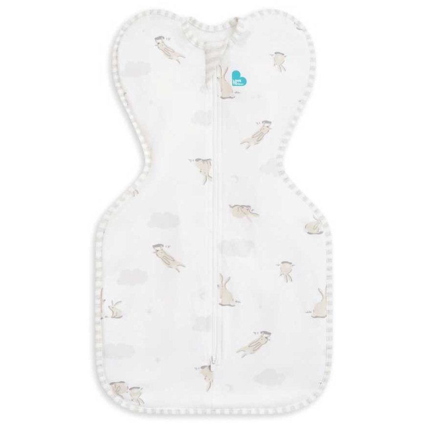 Love To Dream Swaddle UP - size S - cream, bunny STAGE 1 - 1 TOG Original – 3