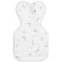 Love To Dream Swaddle UP - size S - cream, bunny STAGE 1 - 1 TOG Original