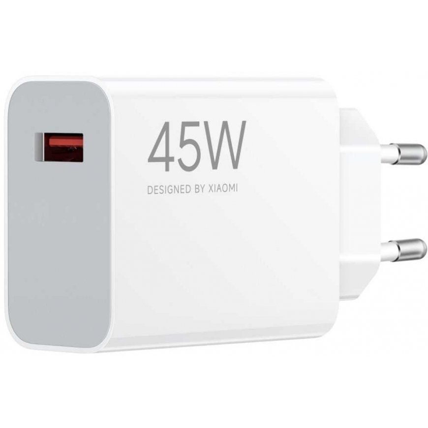 XIAOMI oriģinālais tīkla lādētājs USB A QC3.0 3A 45W MDY-17-EF balts bulk – 2